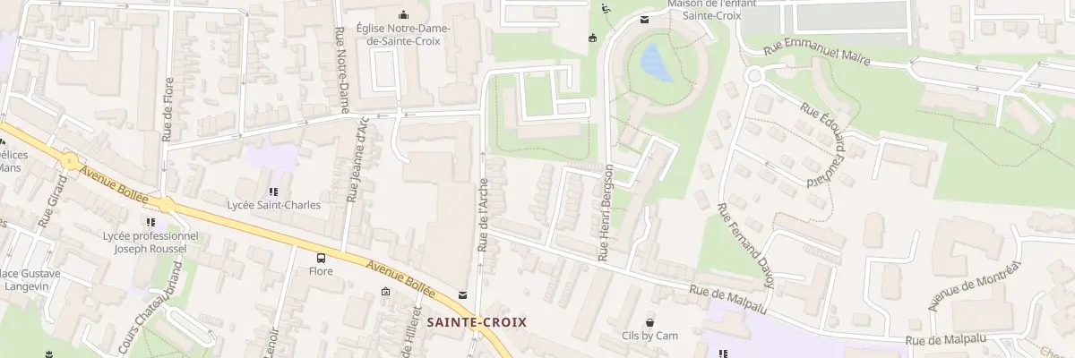 Plan du 13 Rue des Primevères au Mans