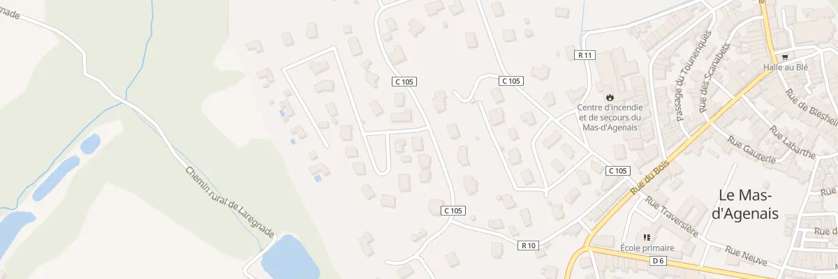 Plan du 1 Plateau de Venteuilh au Mas-d’Agenais