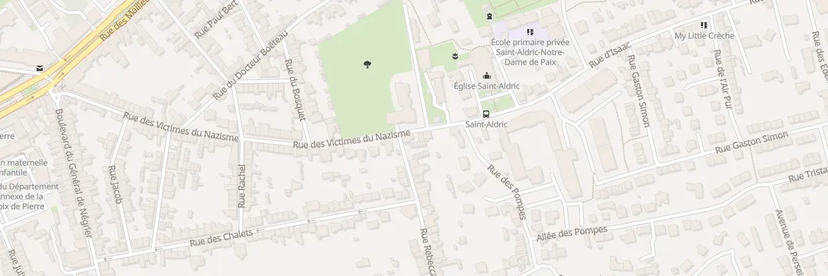Plan du 112 Rue des Victimes du Nazisme au Mans