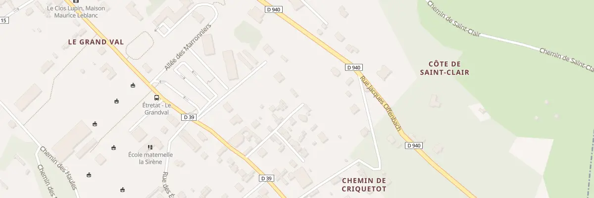 Plan du 33F Rue Guy de Maupassant à Étretat