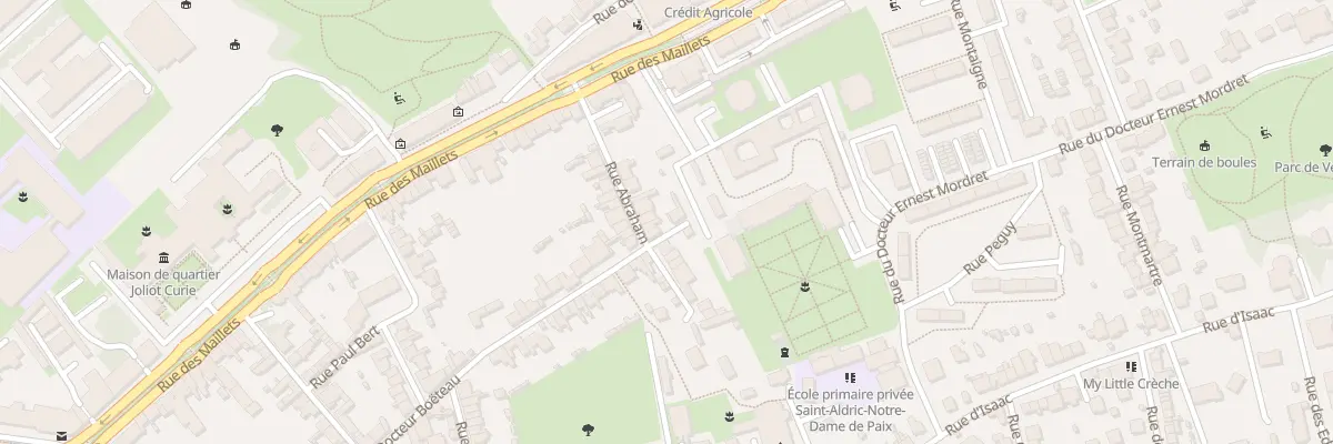 Plan du 19 Rue Abraham au Mans