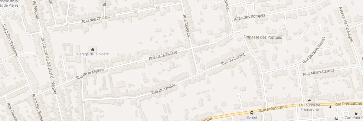 Plan du 86 Rue de la Rivière au Mans