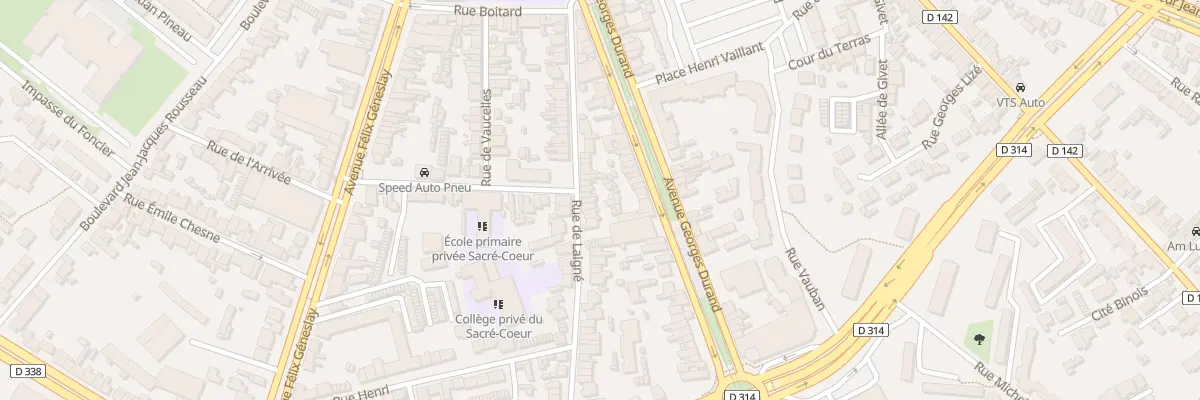 Plan du 49 Rue de Laigne au Mans