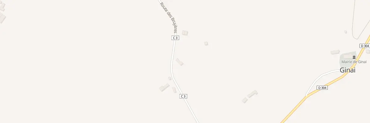 Plan du 4 Rte des Bruyères à Ginai