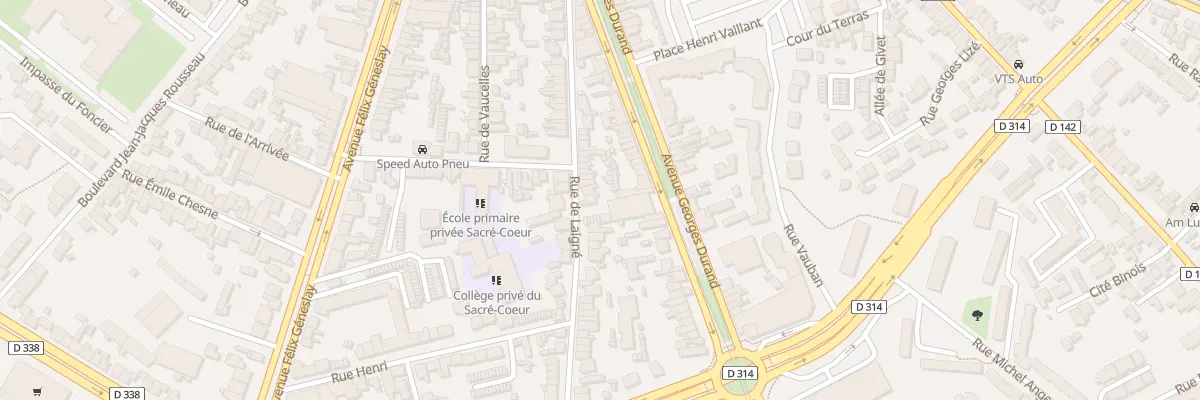Plan du 55 Rue de Laigne au Mans