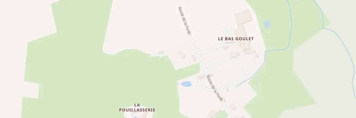 Plan du 10 Rte de la Forêt à Villeneuve-en-Perseigne