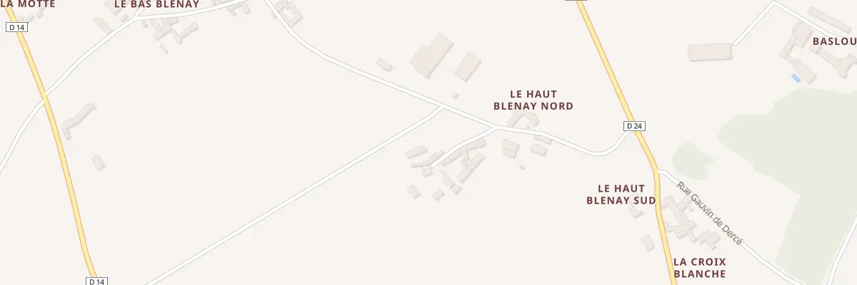 Plan du 2 Imp du Clos Courtin à Dercé