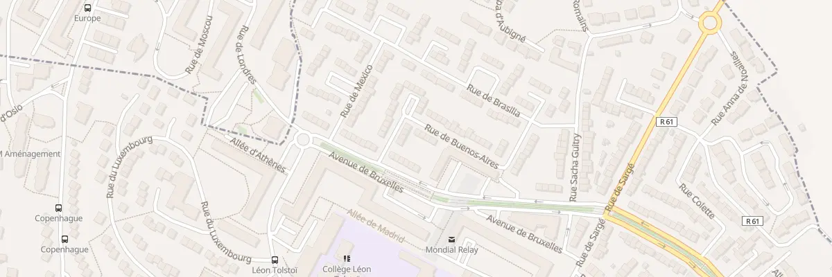 Plan du 4 Rue de Buenos Aires au Mans