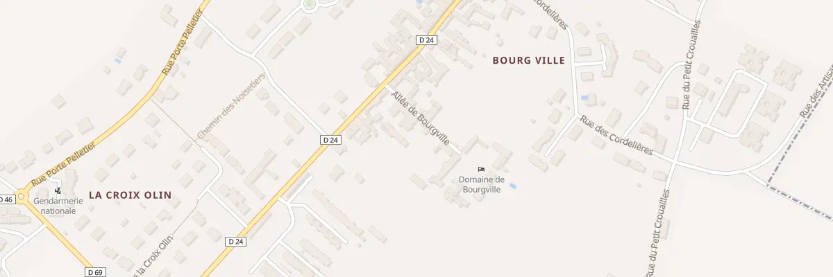 Plan du 8 All de Bourgville à Monts-sur-Guesnes
