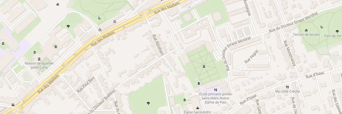 Plan du 21 Rue Abraham au Mans