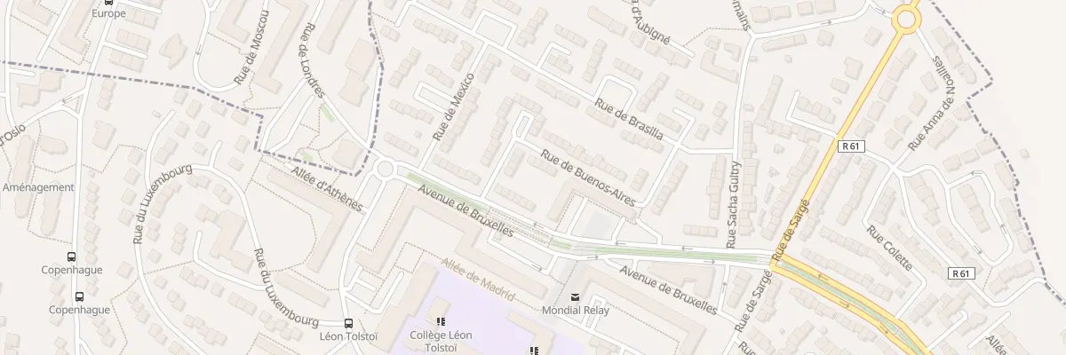 Plan du 6 Rue de Buenos Aires au Mans