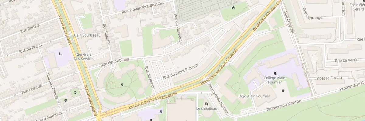 Plan du 48 Rue des Sablons au Mans