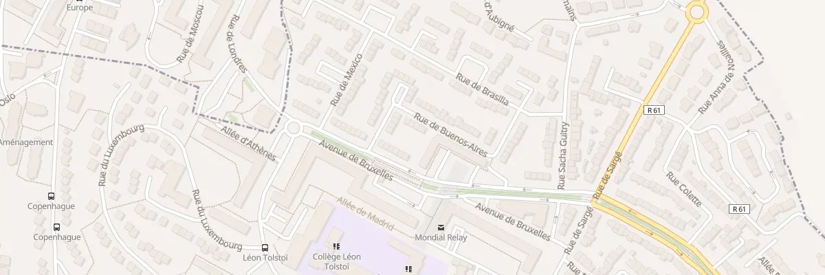 Plan du 8 Rue de Buenos Aires au Mans