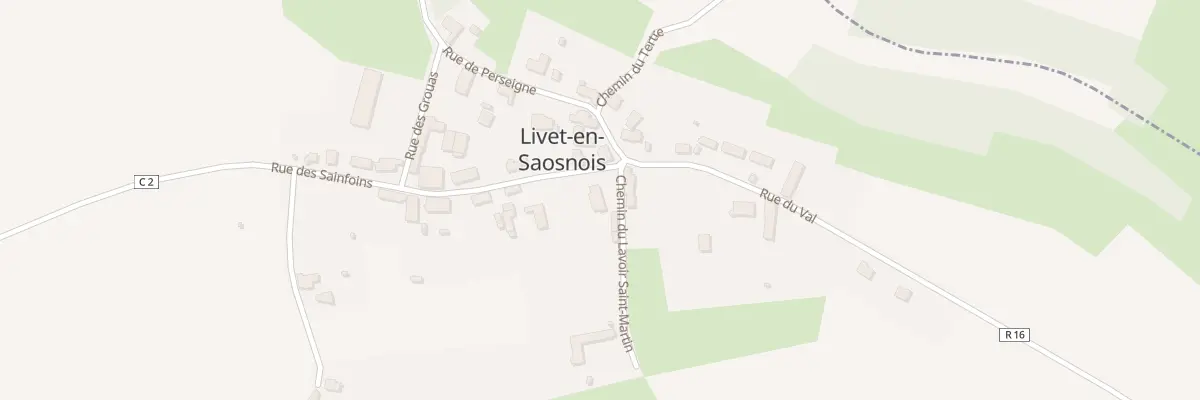 Plan du 1 Rue des Sainfoins à Livet-en-Saosnois