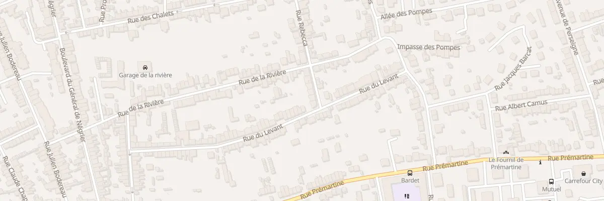 Plan du 63 Rue du Levant au Mans