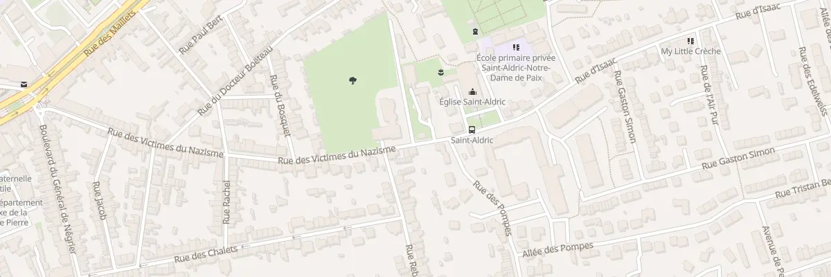 Plan du 69 Rue des Victimes du Nazisme au Mans