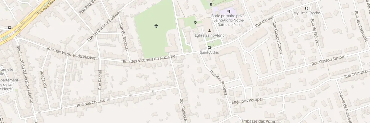 Plan du 120 Rue des Victimes du Nazisme au Mans