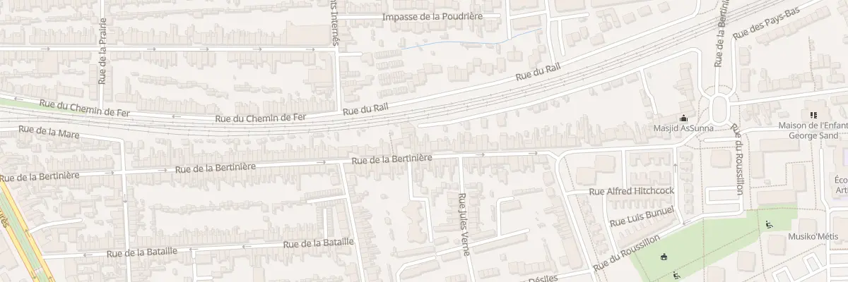 Plan du 141 Rue de la Bertinière au Mans