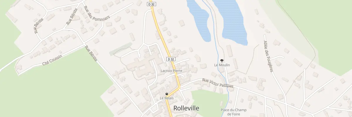 Plan du 24 Rue du Mal Foch à Rolleville