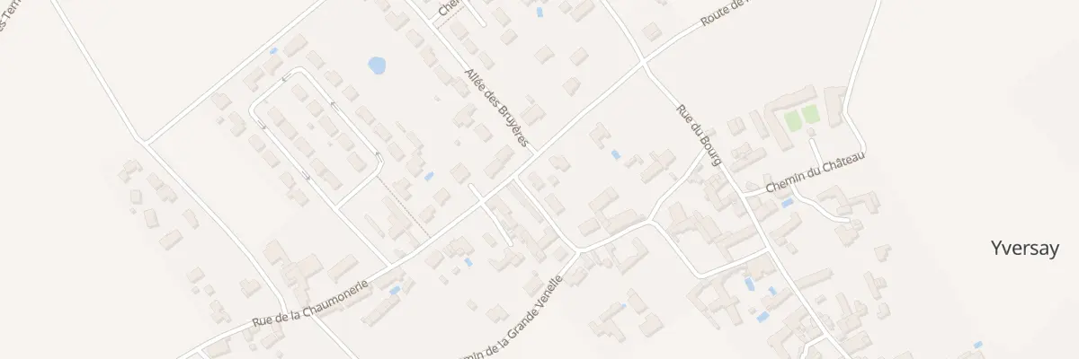 Plan du 12 Rue de la Grande Venelle à Yversay