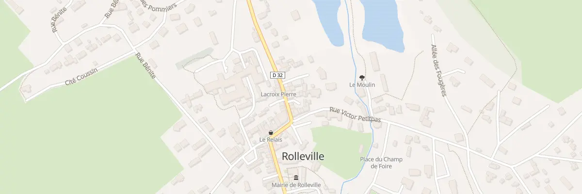 Plan du 14 Rue du Mal Foch à Rolleville