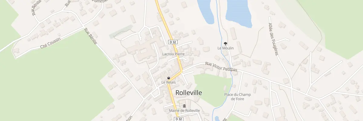 Plan du 6 Rue du Mal Foch à Rolleville