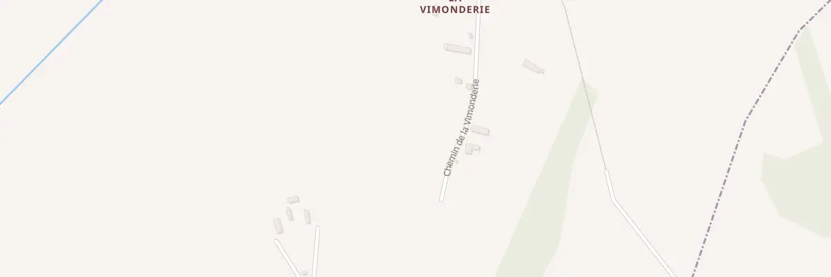 Plan du 854 Che de la Vimonderie à Gouffern en Auge