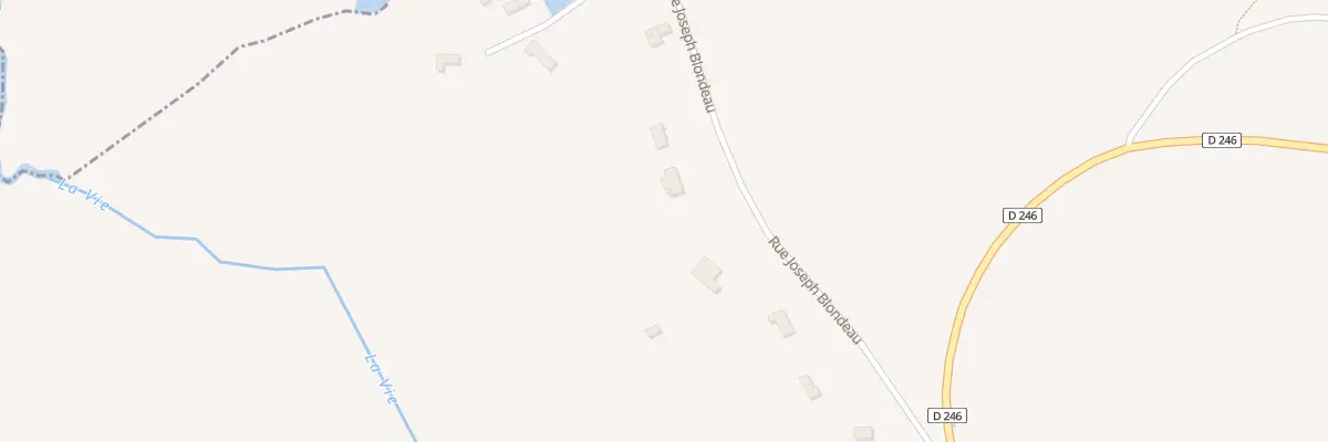 Plan du 55 Les Patis à Guerquesalles