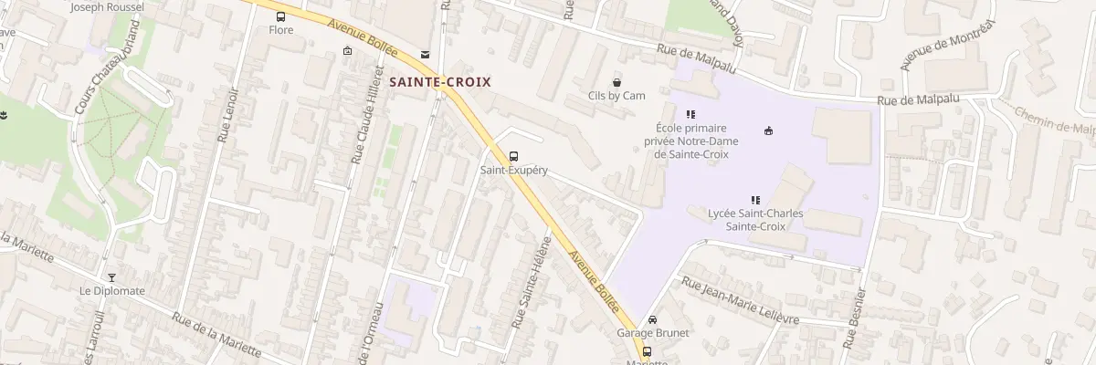 Plan du 129 Av Bollée au Mans