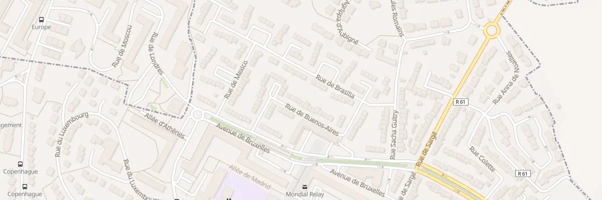 Plan du 9 Rue de Buenos Aires au Mans