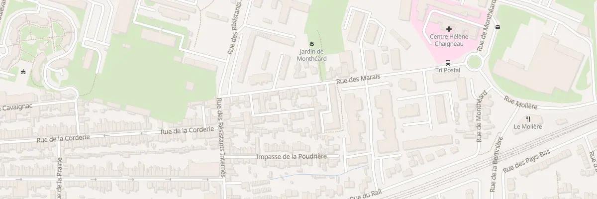Plan du 32 Rue des Marais au Mans