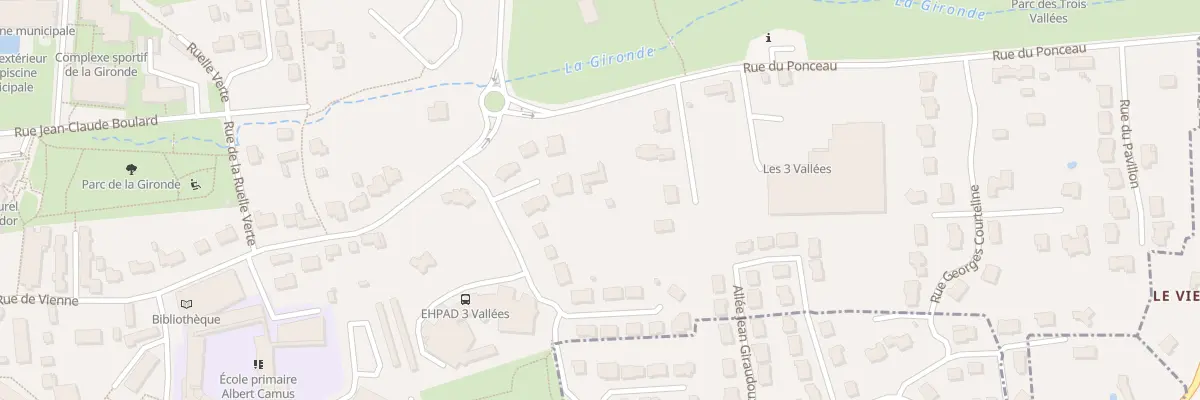 Plan du 2 Rue du Ponceau à Coulaines