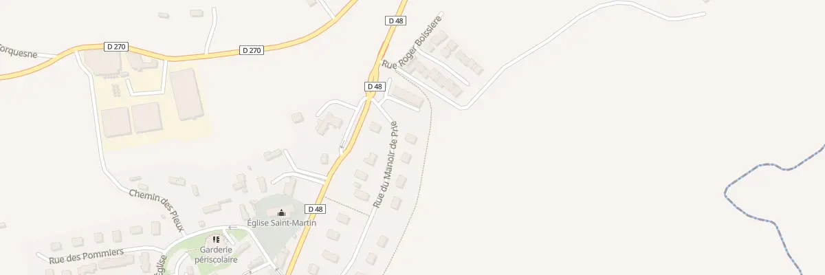 Plan du 1 Rue du Manoir de Prie à Coquainvilliers