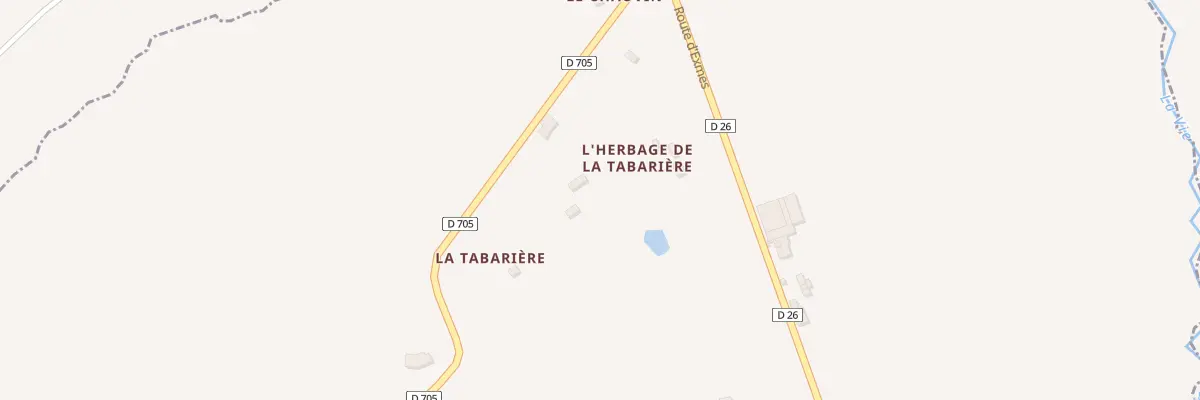 Plan du 14 La Tabariere à Fresnay-le-Samson