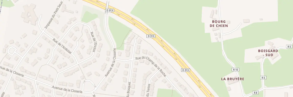 Plan du 3 Rue du Champ de la Roche à Coulaines