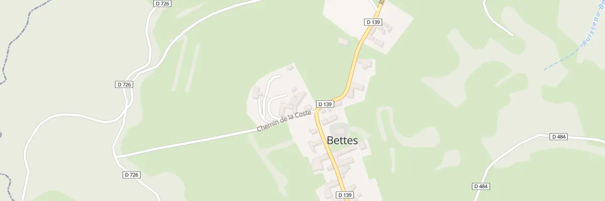 Plan du 5011 La Coste à Bettes