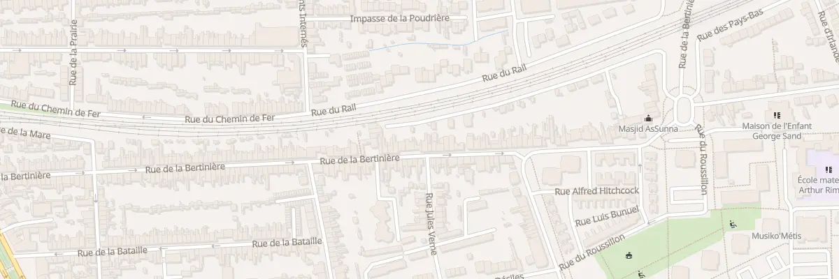 Plan du 149 Rue de la Bertinière au Mans