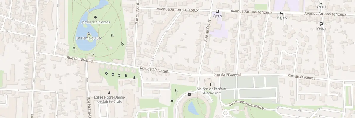 Plan du 49 Rue de l’Eventail au Mans