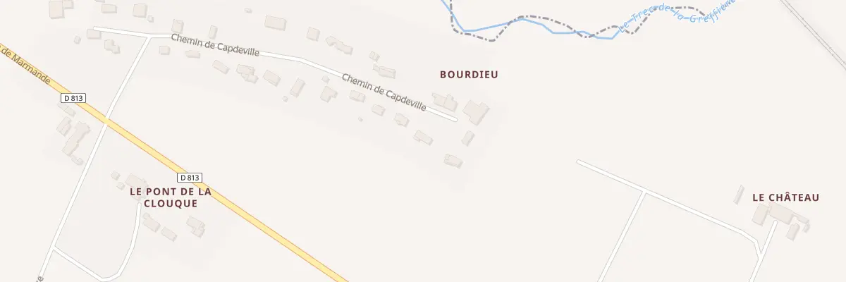 Plan du 22 Che de Capdeville à Longueville