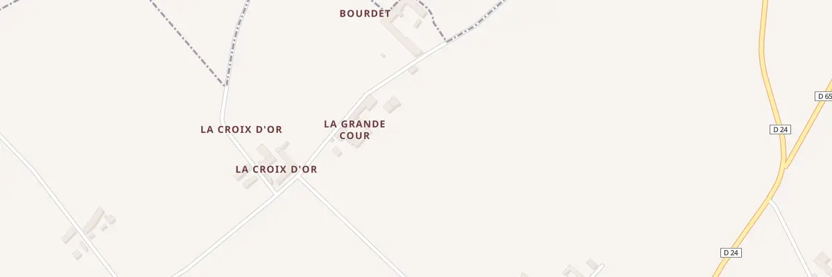 Plan du 8 La Grande Cour à Dercé