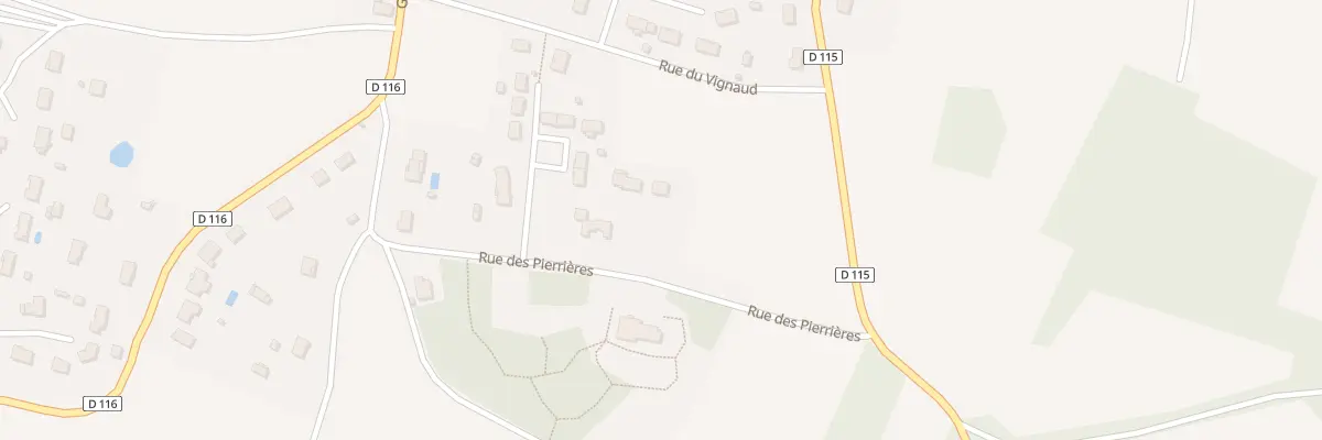 Plan du 5 Rue des Pierrieres à Puyréaux