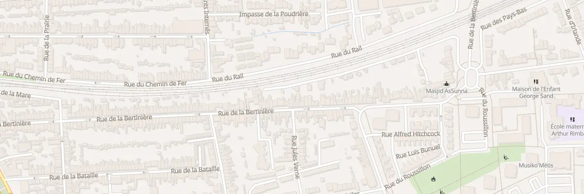Plan du 151 Rue de la Bertinière au Mans