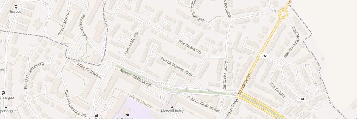 Plan du 17 Rue de Buenos Aires au Mans
