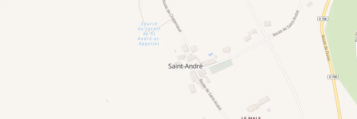 Plan du 272 Le Bourg à Saint-André-et-Appelles
