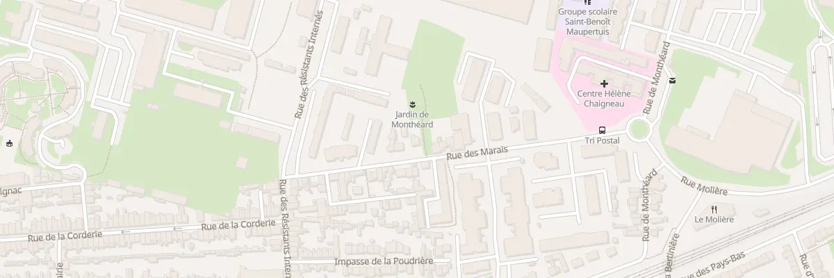 Plan du 7 Rue des Marais au Mans