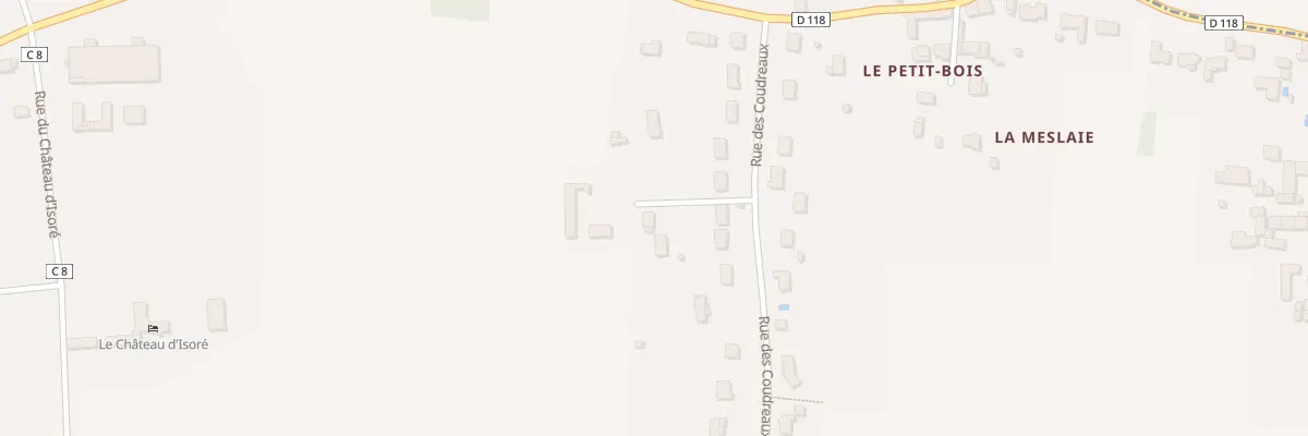 Plan du 11 Rue des Coudreaux à Beaumont-en-Véron