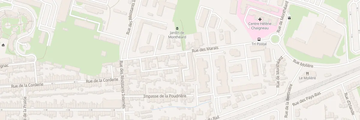 Plan du 40 Rue des Marais au Mans