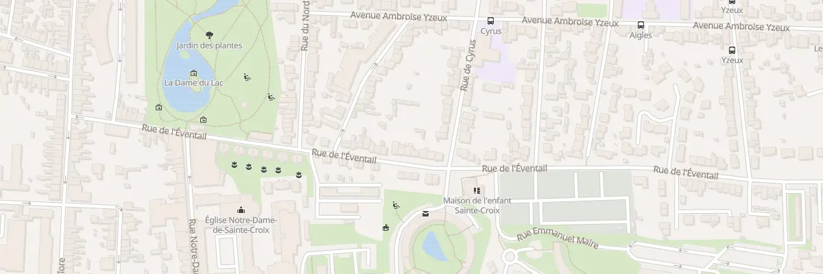 Plan du 53 Rue de l’Eventail au Mans