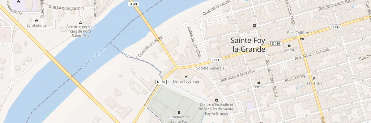 Plan du 14 Pl Jean Jaures à Sainte-Foy-la-Grande