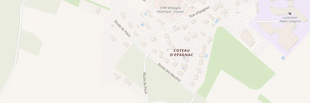 Plan du 32 Rte du Peux à Soyaux